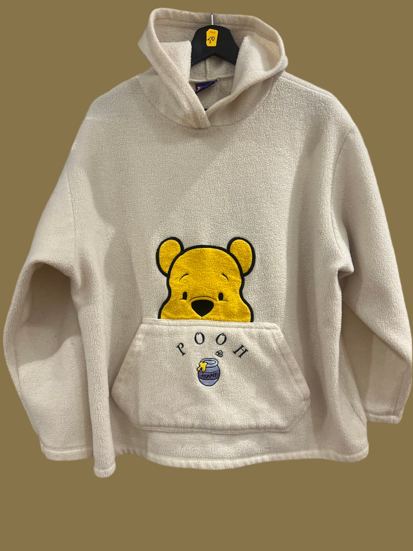 90s Winnie The Pooh DISNEY Fleece Hoodie (S)