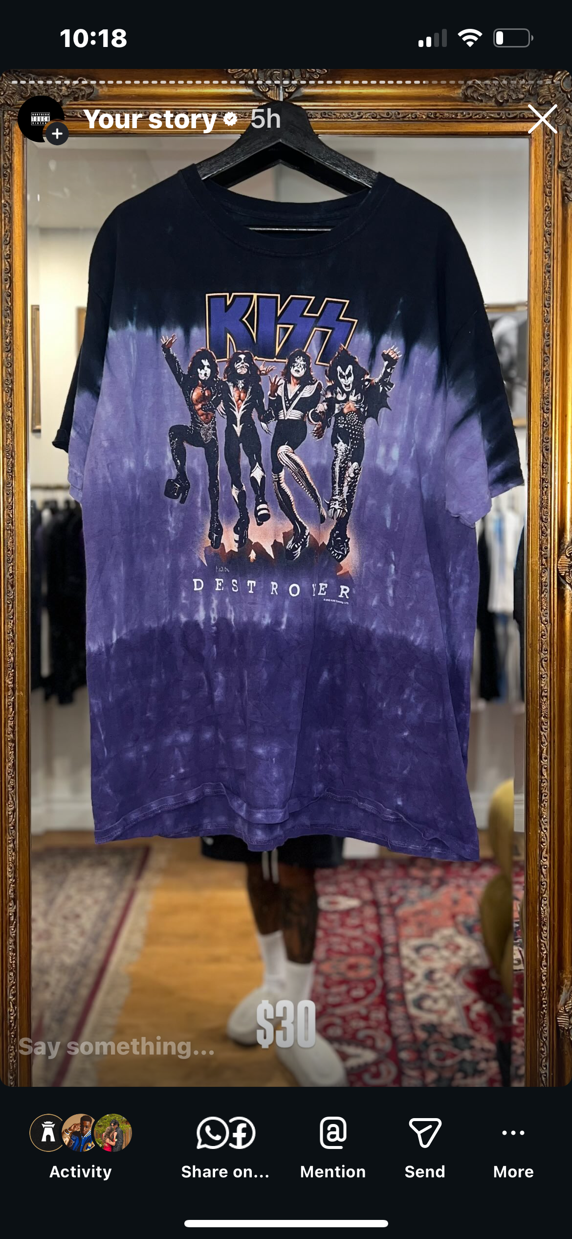 $30 x 2 tees 2XL