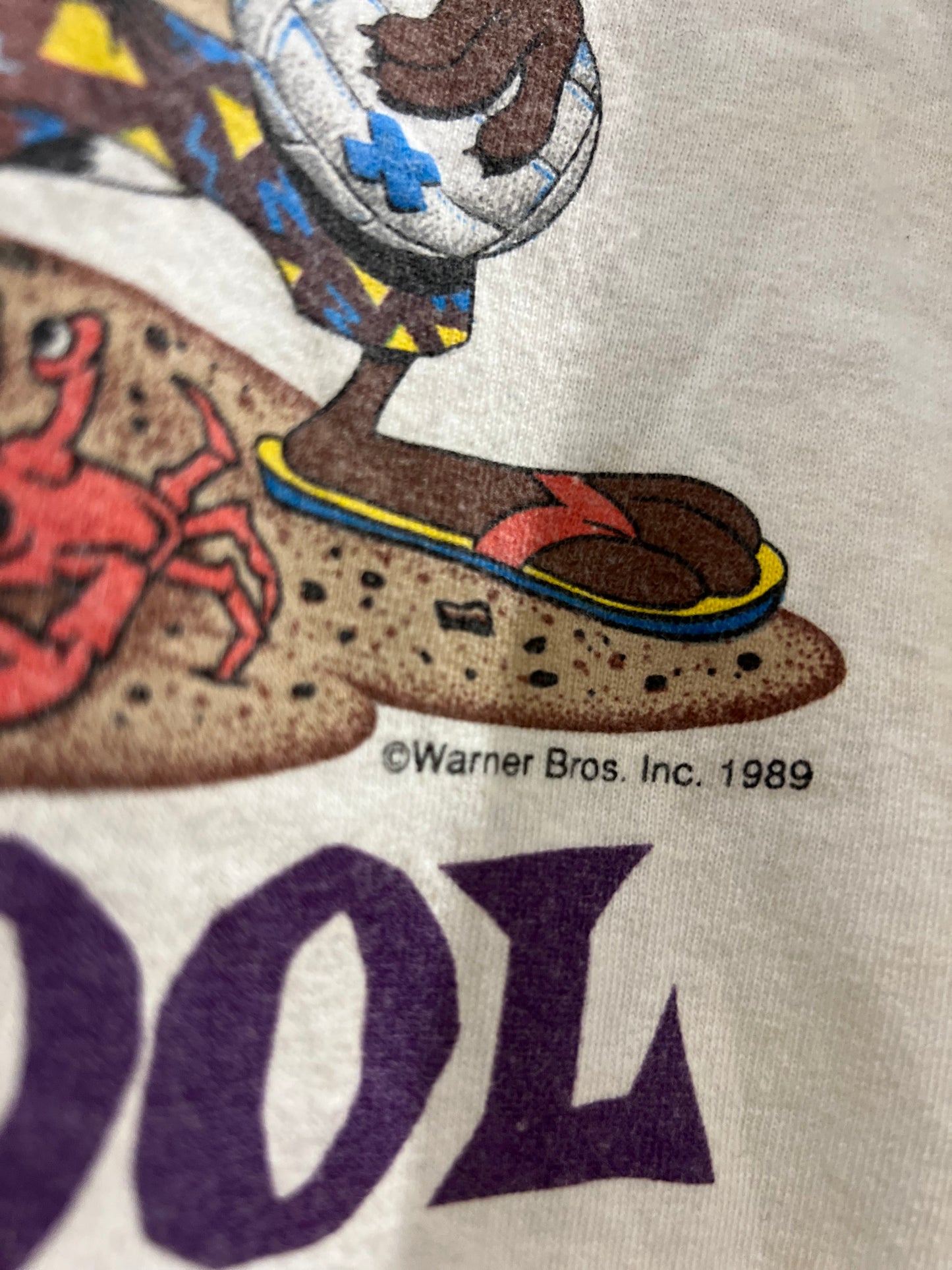 Vintage Looney Toons 1989 BBALL T-Shirt (L)