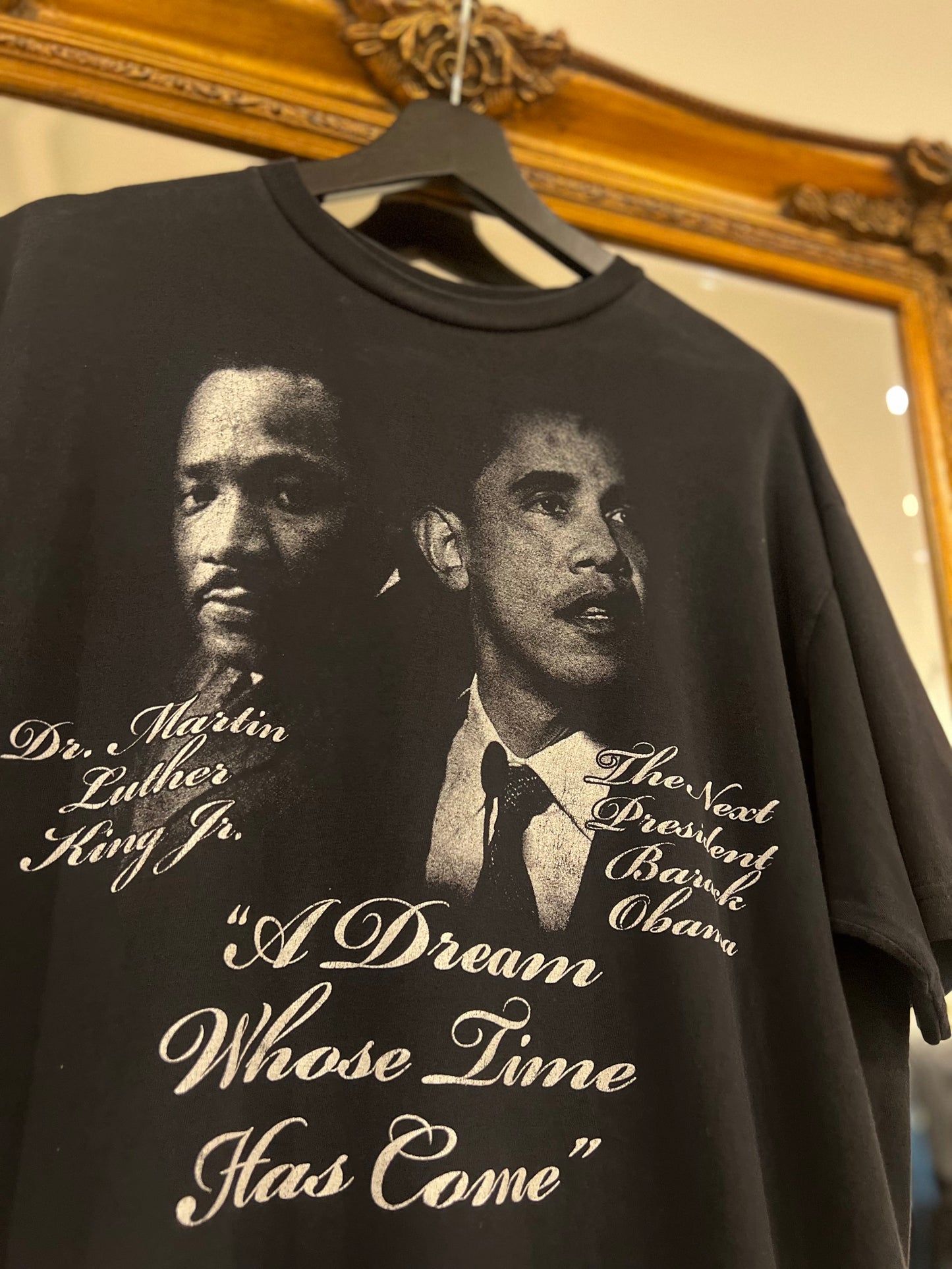 Vintage MLK & Obama Tee (L)