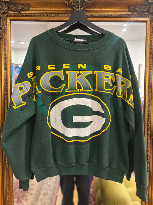 1990s Green Bay Packers Spellout Crewneck (L)