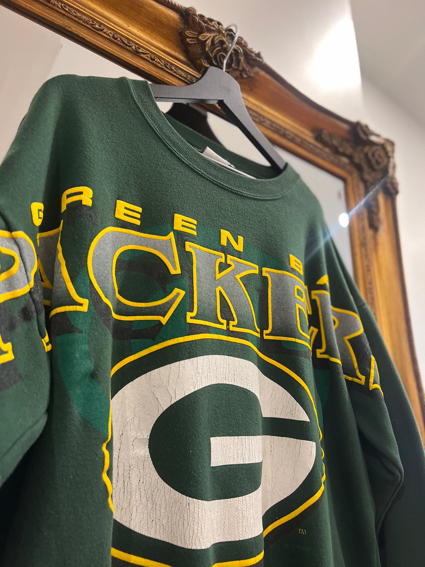 1990s Green Bay Packers Spellout Crewneck (L)