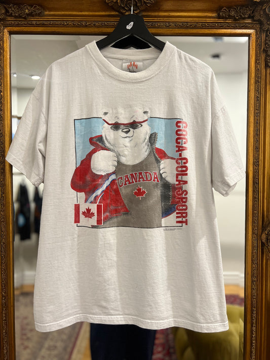 1998 Coke Cola Polar Bear Vintage T-shirt (XL)