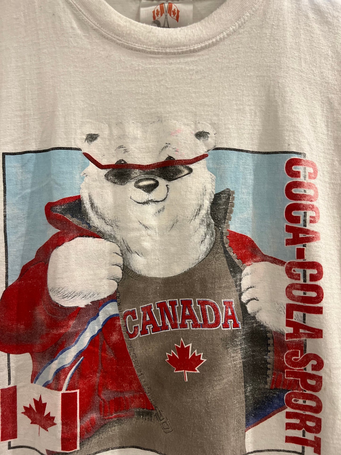 1998 Coke Cola Polar Bear Vintage T-shirt (XL)