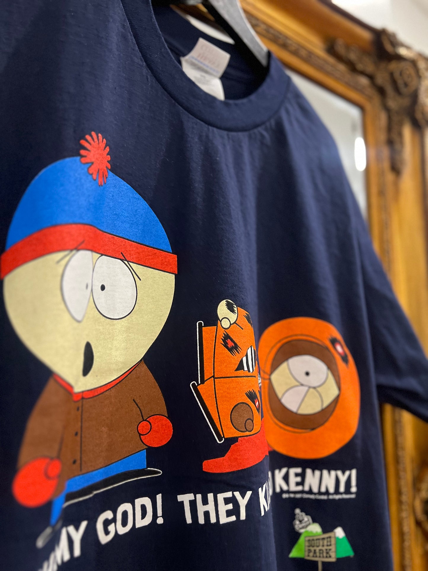 1997 South Park They Killed Kenny Vintage T-Shirt (XL)