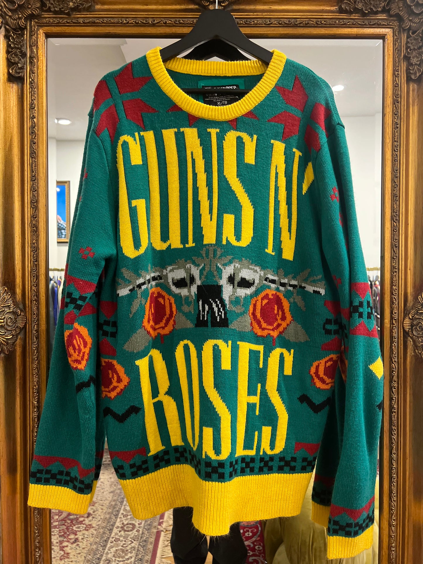 Vintage Guns N Roses Knit Sweater (XL)
