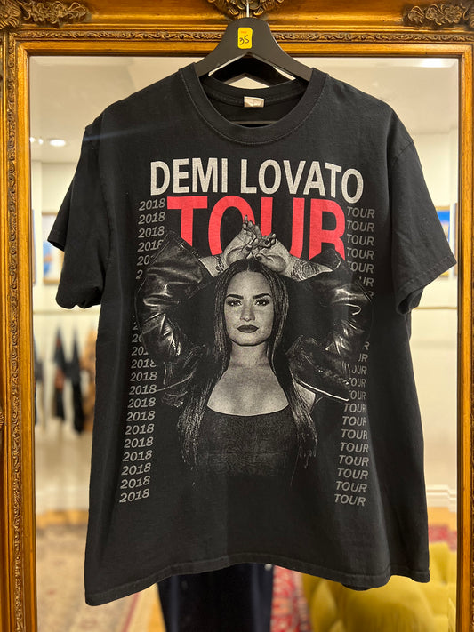 Demi Levato & Dj Khaled Tour Vintage T-Shirt (M)