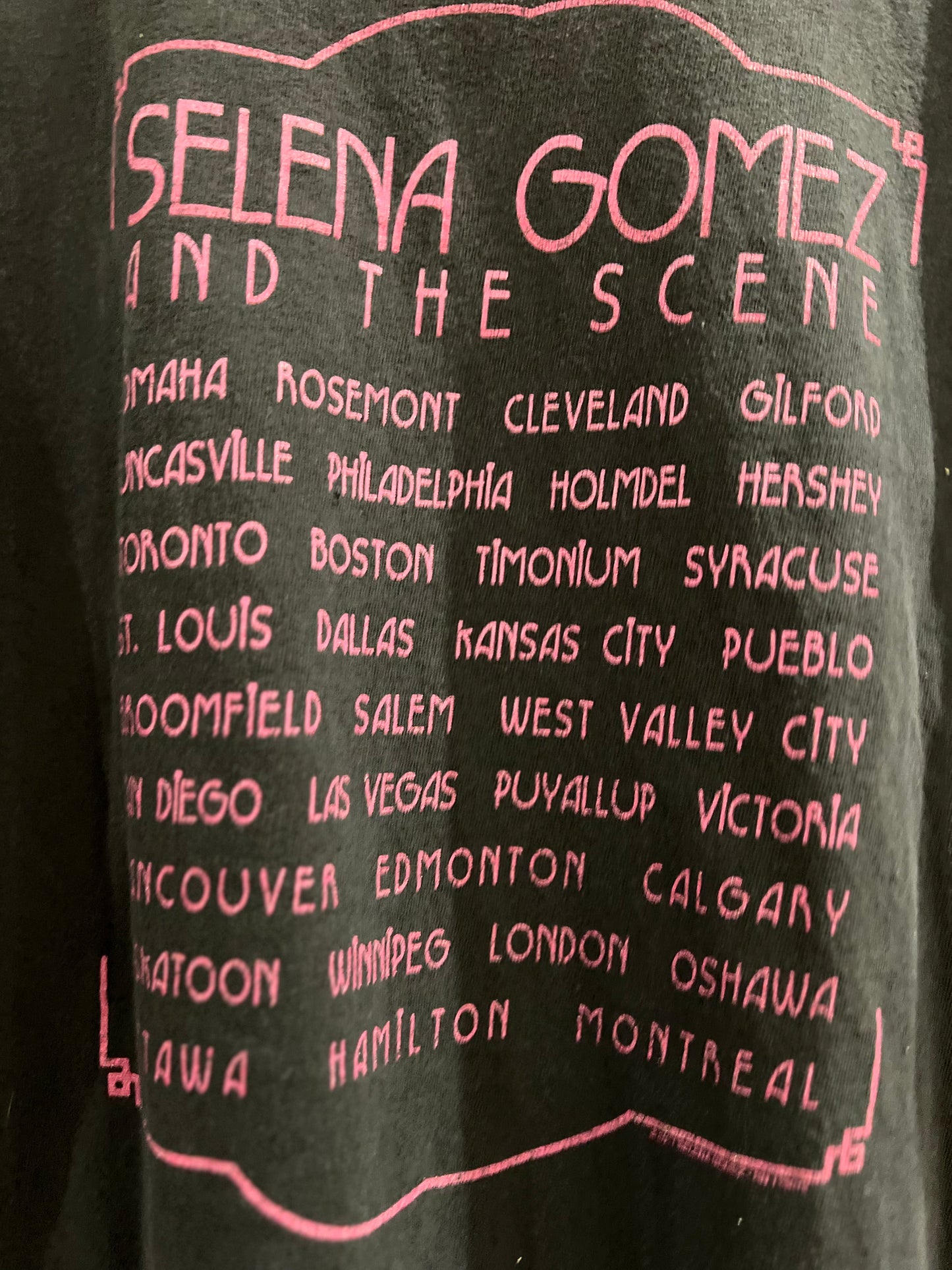 2011 Selena Gomez Tour Vintage T-Shirt (M)