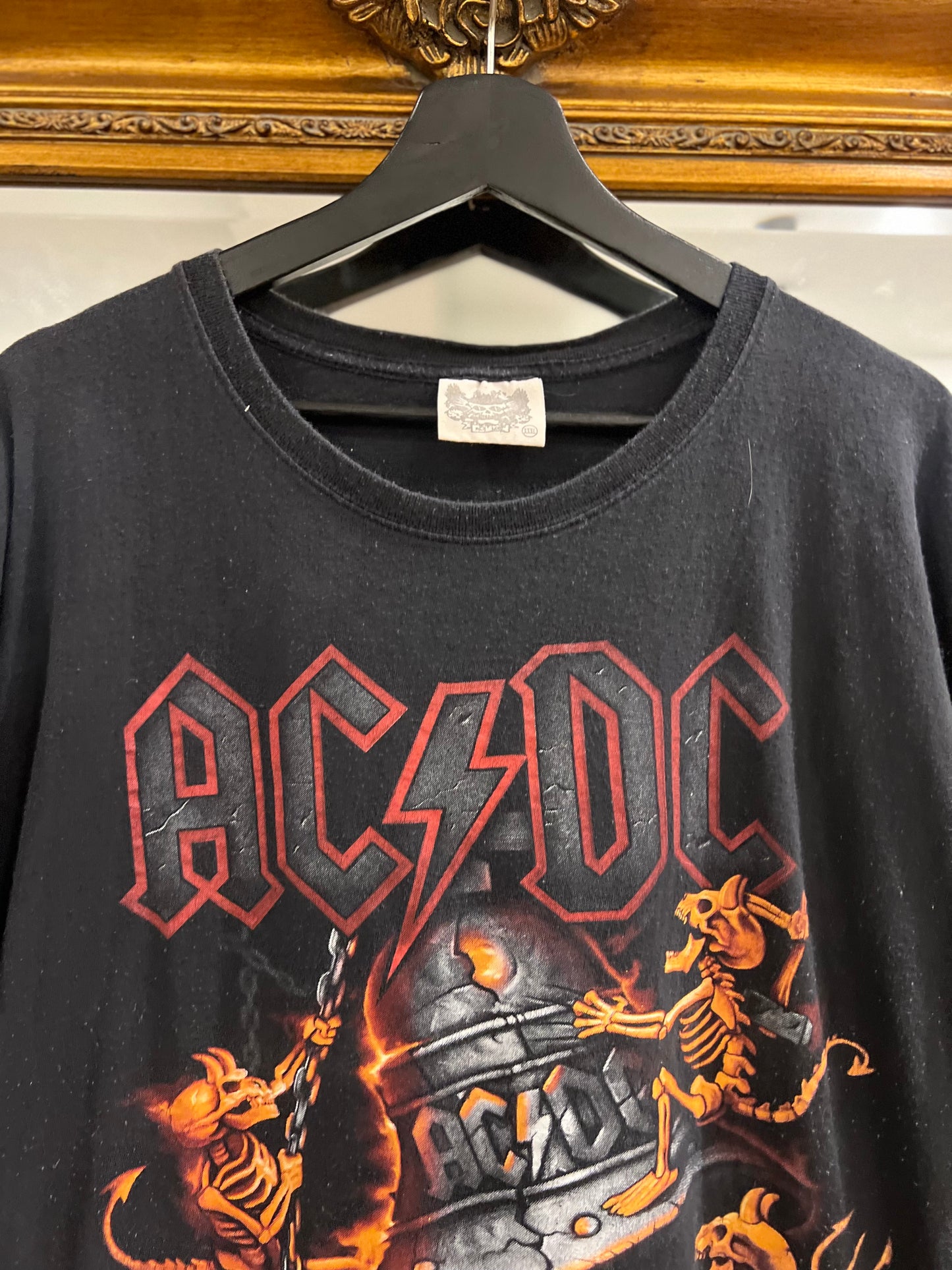 AC?DC "Hells Bells" Tour Band Vintage T-Shirt (M)