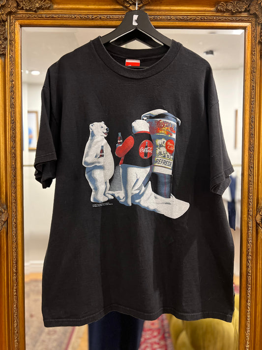 1996 Coke Cola Polar Bear Vintage T-Shirt (XL)