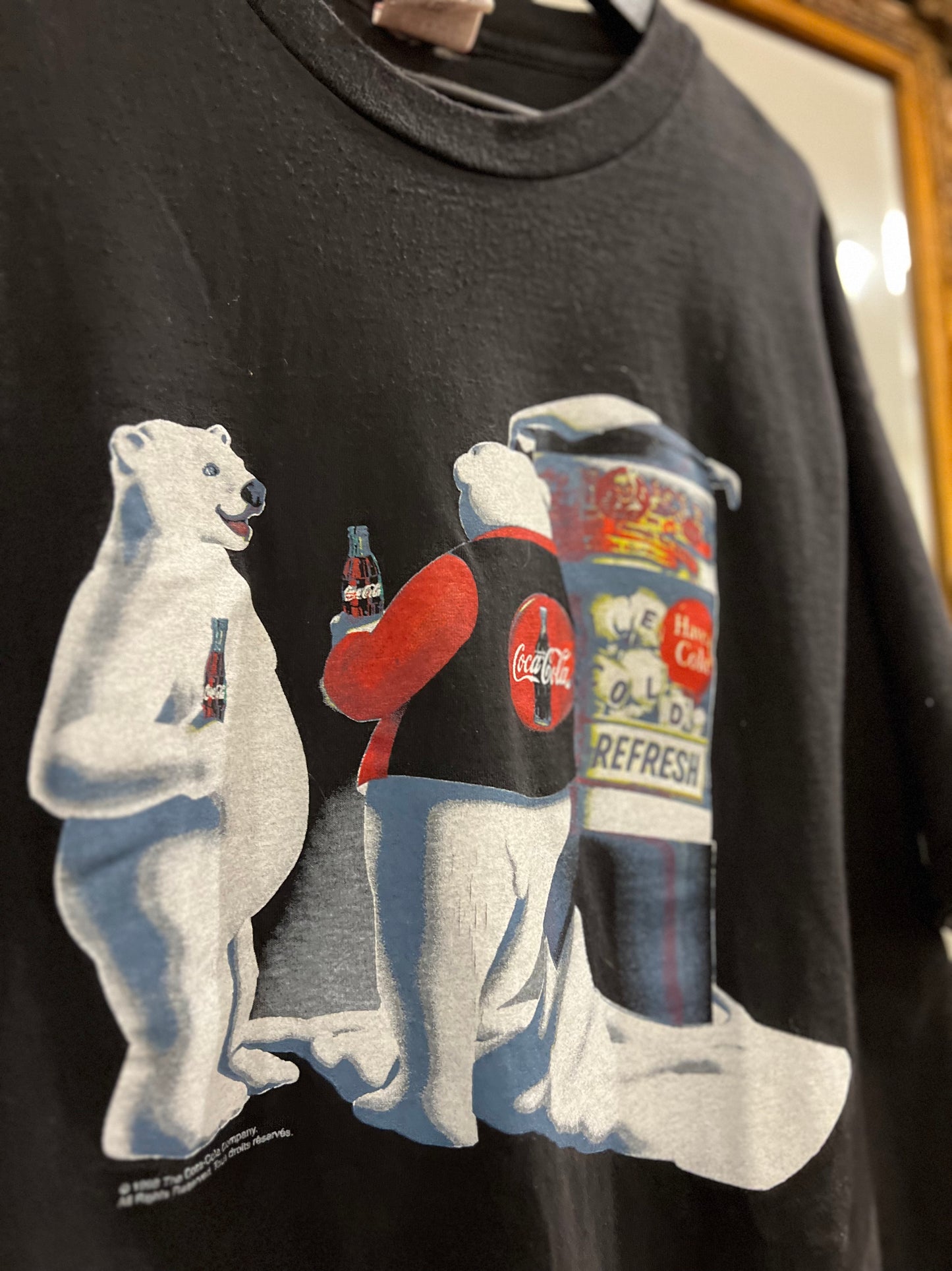 1996 Coke Cola Polar Bear Vintage T-Shirt (XL)