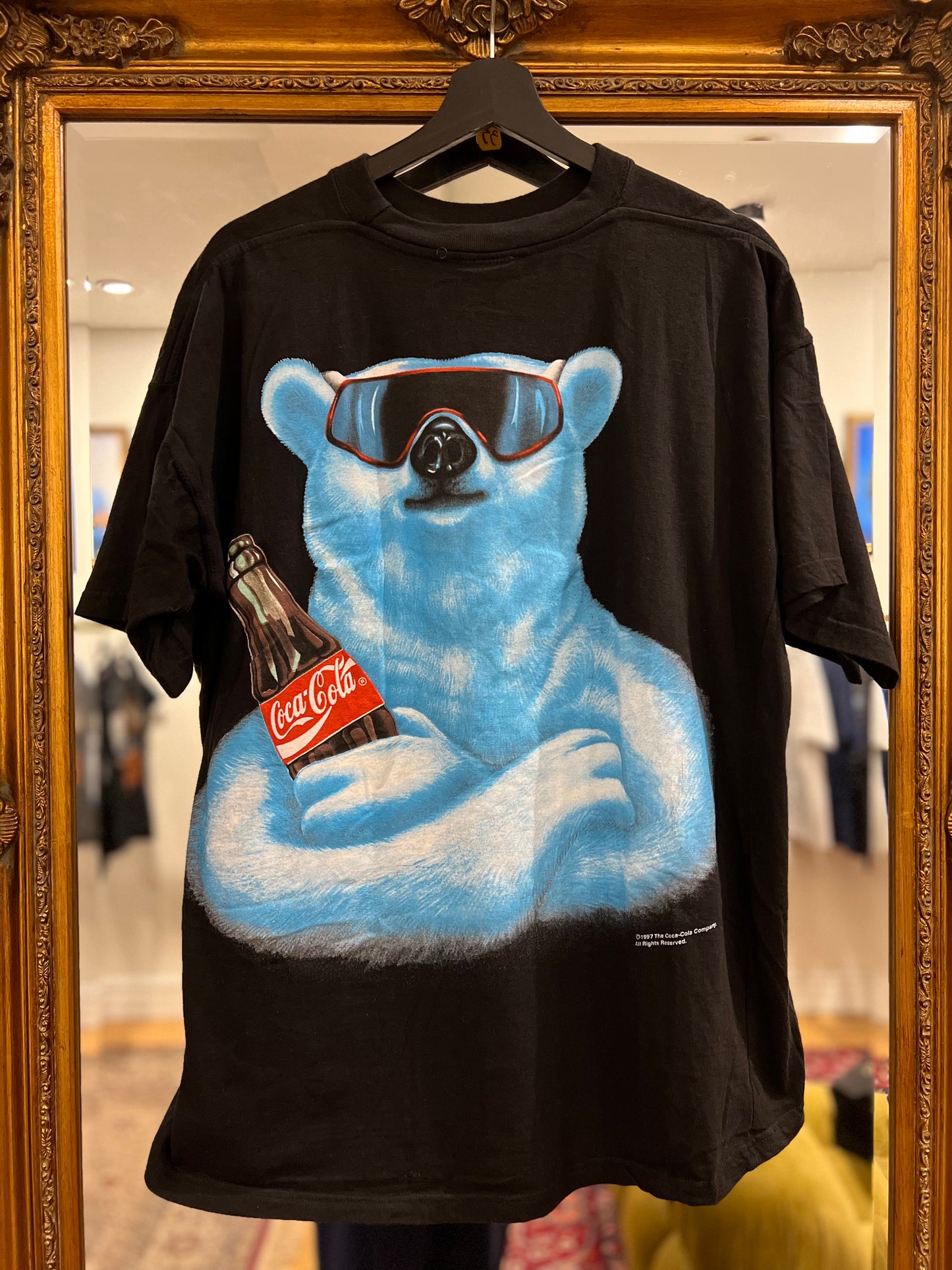 1997 Coke Cola Polar Bear Vintage T-Shirt (XL)