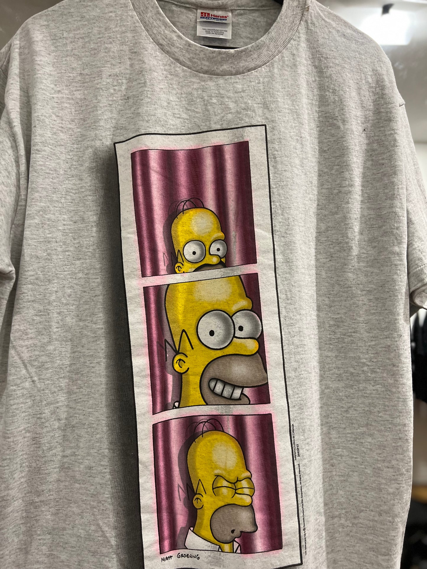 Deadstock 2005 Homer Simpson Made in Canada Vintage T-Shirt (L)