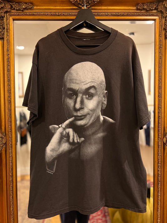 1998 Dr.Evil "Austin Powers"Movie Big Face Vintage T-Shirt (XL)