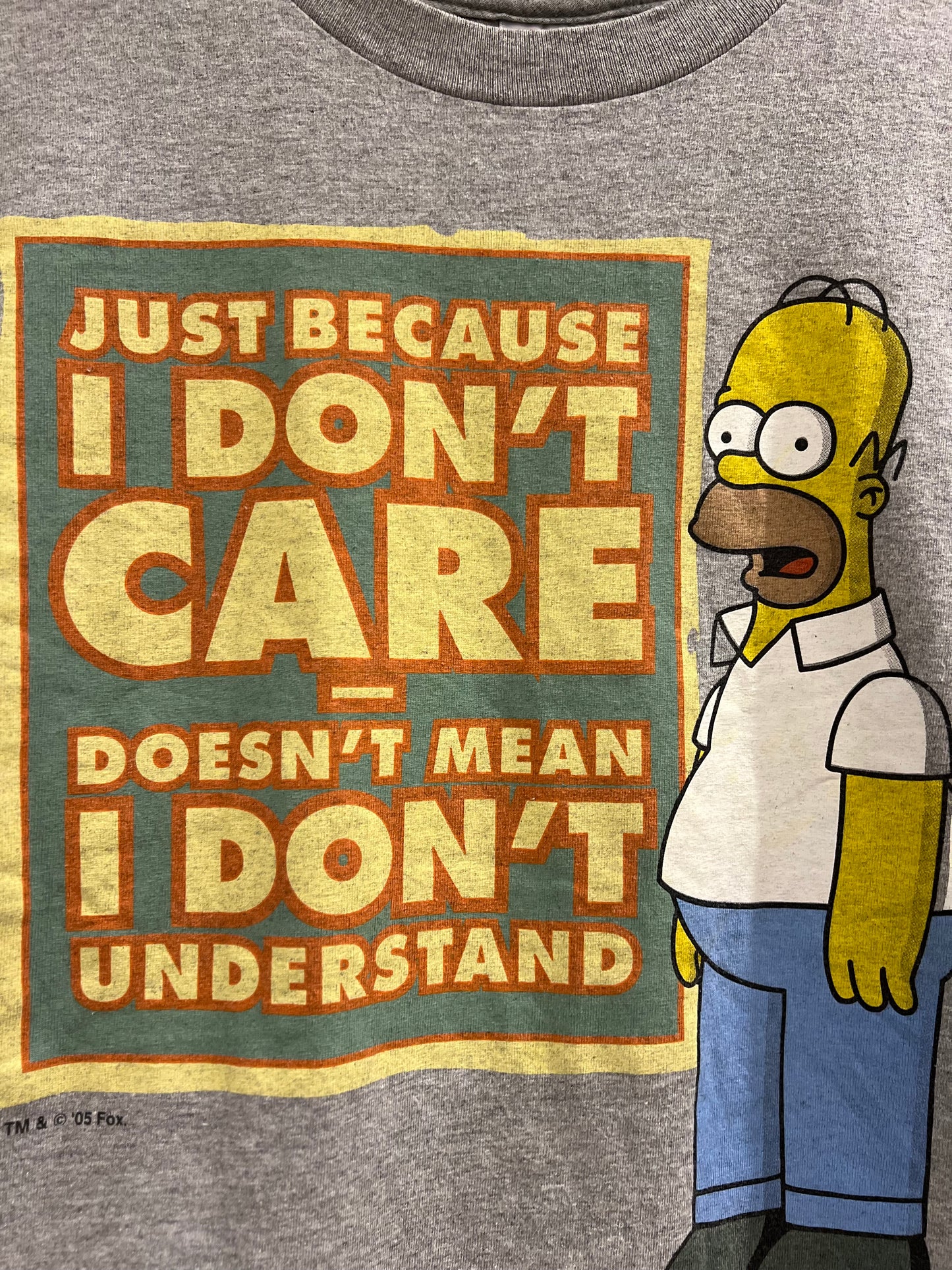 Deadstock 2005 Homer Simpson Vintage T-Shirt (XL)