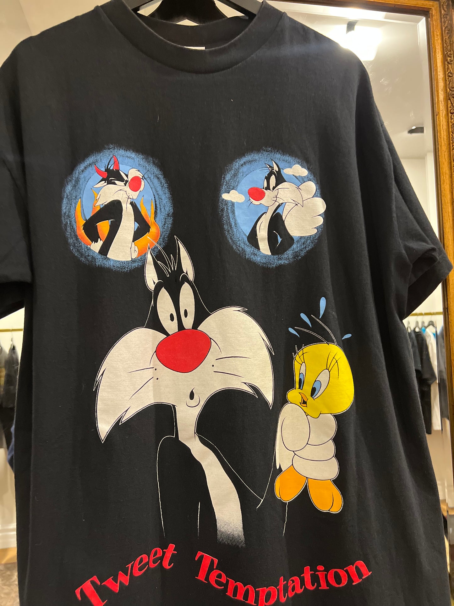 1997 Tweety & Sylvestare Looney Tunes Vintage T-Shirt (XXL)