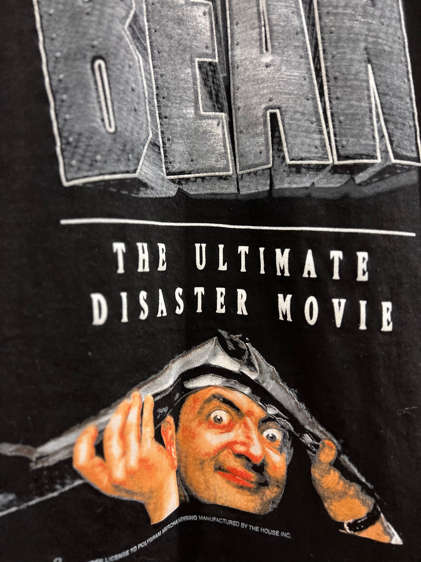 1990 Mr.Bean "Disaster Movie" Vintage T-Shirt (L)