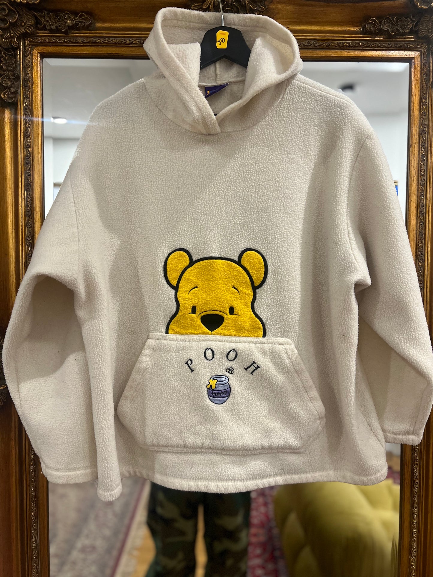 90s Winnie The Pooh DISNEY Fleece Hoodie (S)