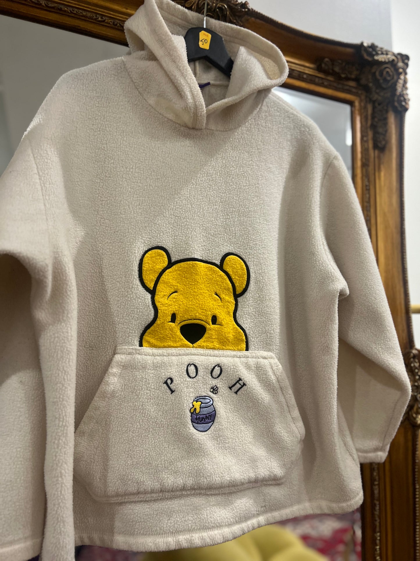 90s Winnie The Pooh DISNEY Fleece Hoodie (S)