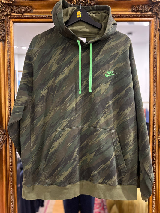 Vintage NIKE Camo Hoodie (XL)