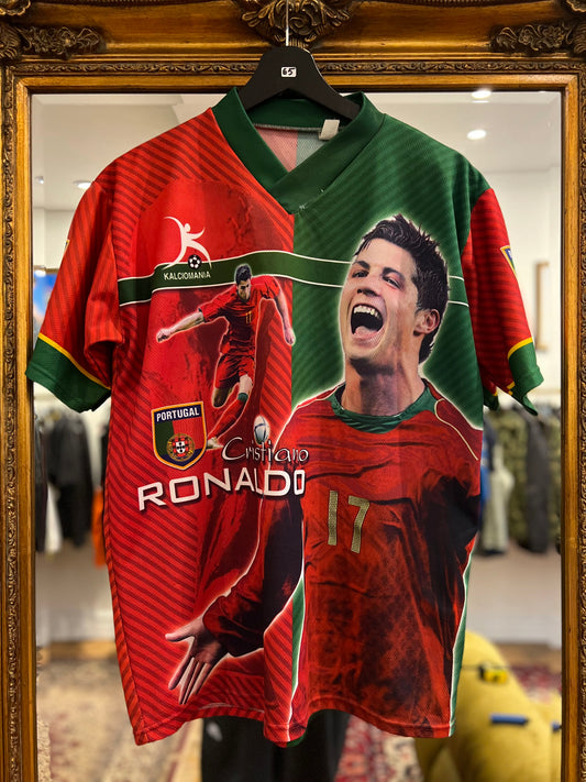 Christanio Ronaldo Portugal All Over Print Soccer Jersey (M)