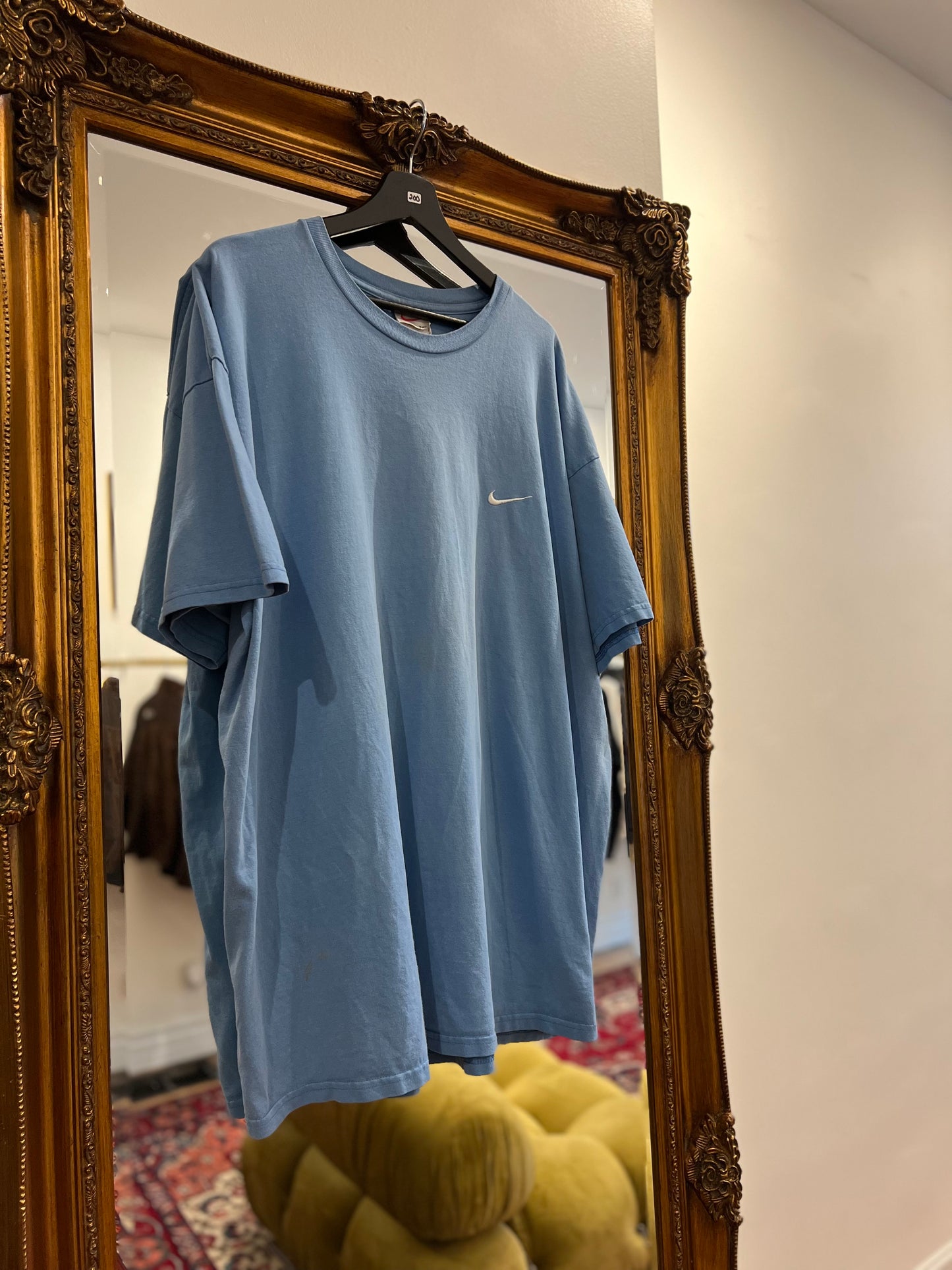Vintage 90's Nike Baby Blue T-Shirt (XXL)