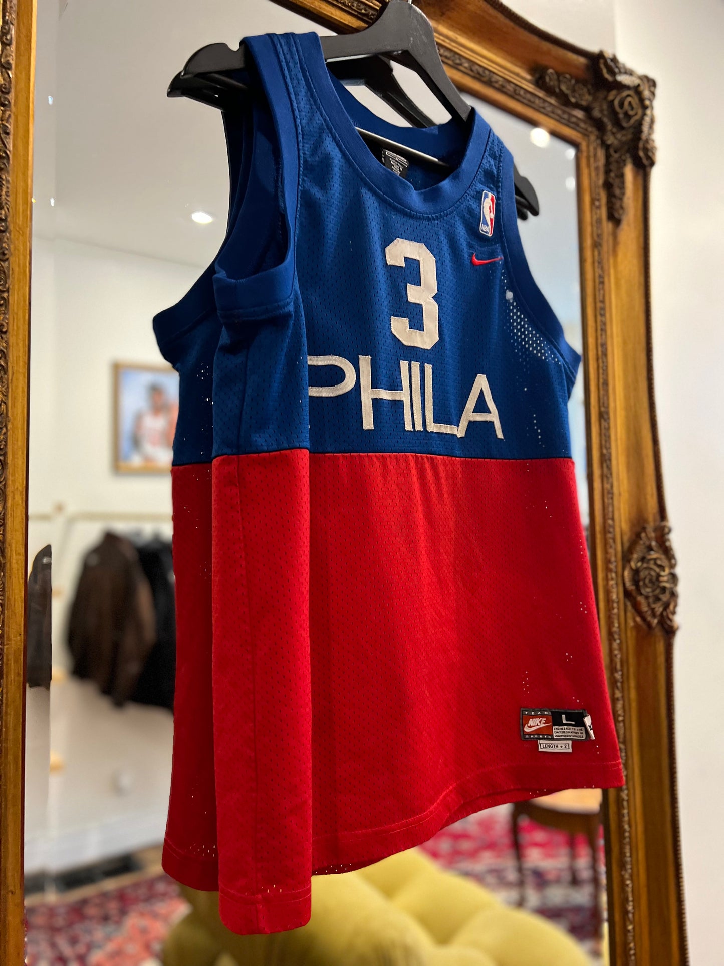 Vintage Philadelphia 76ers Allen Iverson NBA Jersey Youth (L) Mens (S)