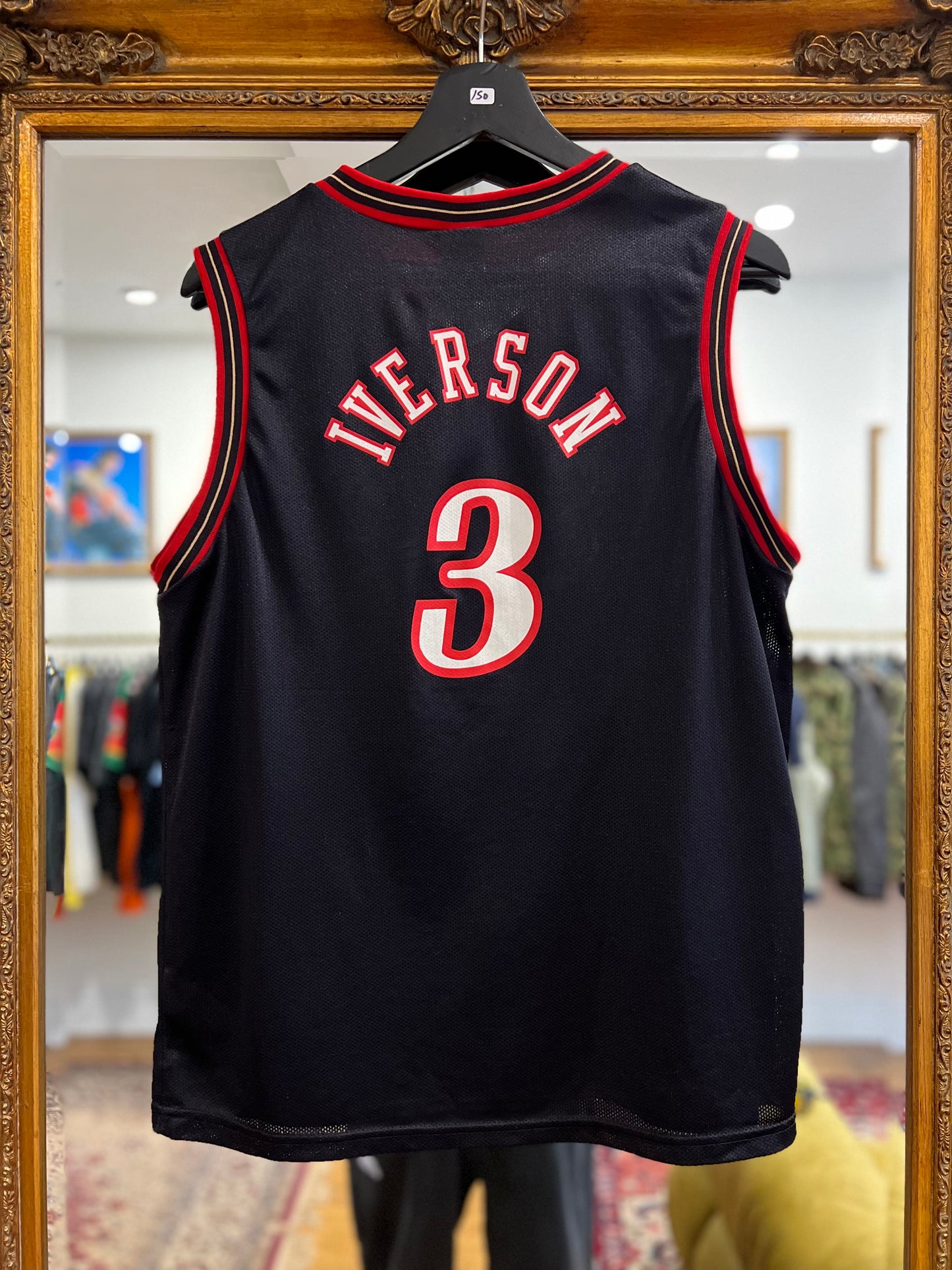 Vintage Allen Iverson 76ers NBA Jersey Youth (L) Mens (S)