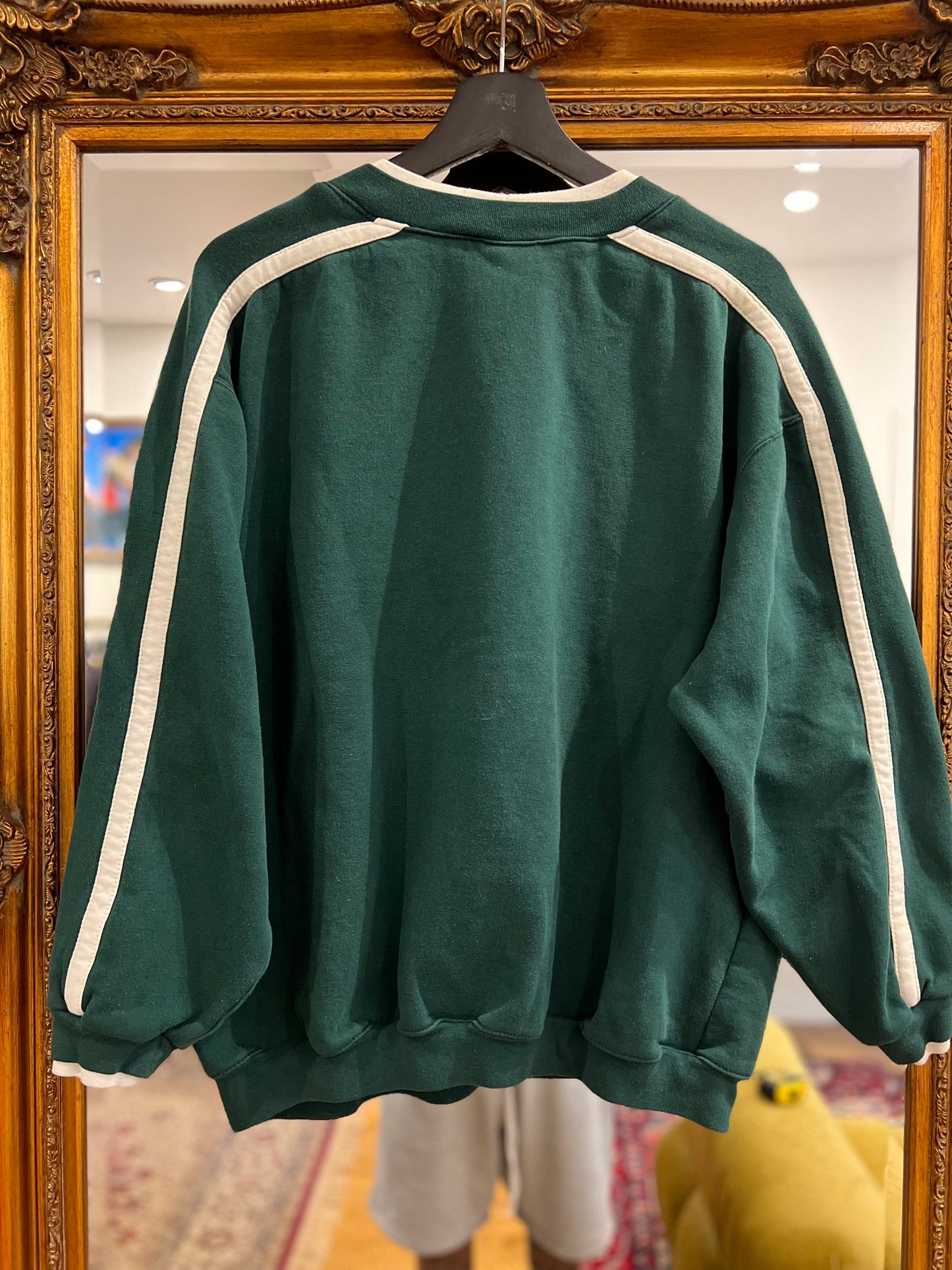 Vintage 90's Mickey Disney Forest Green Crewneck (M)