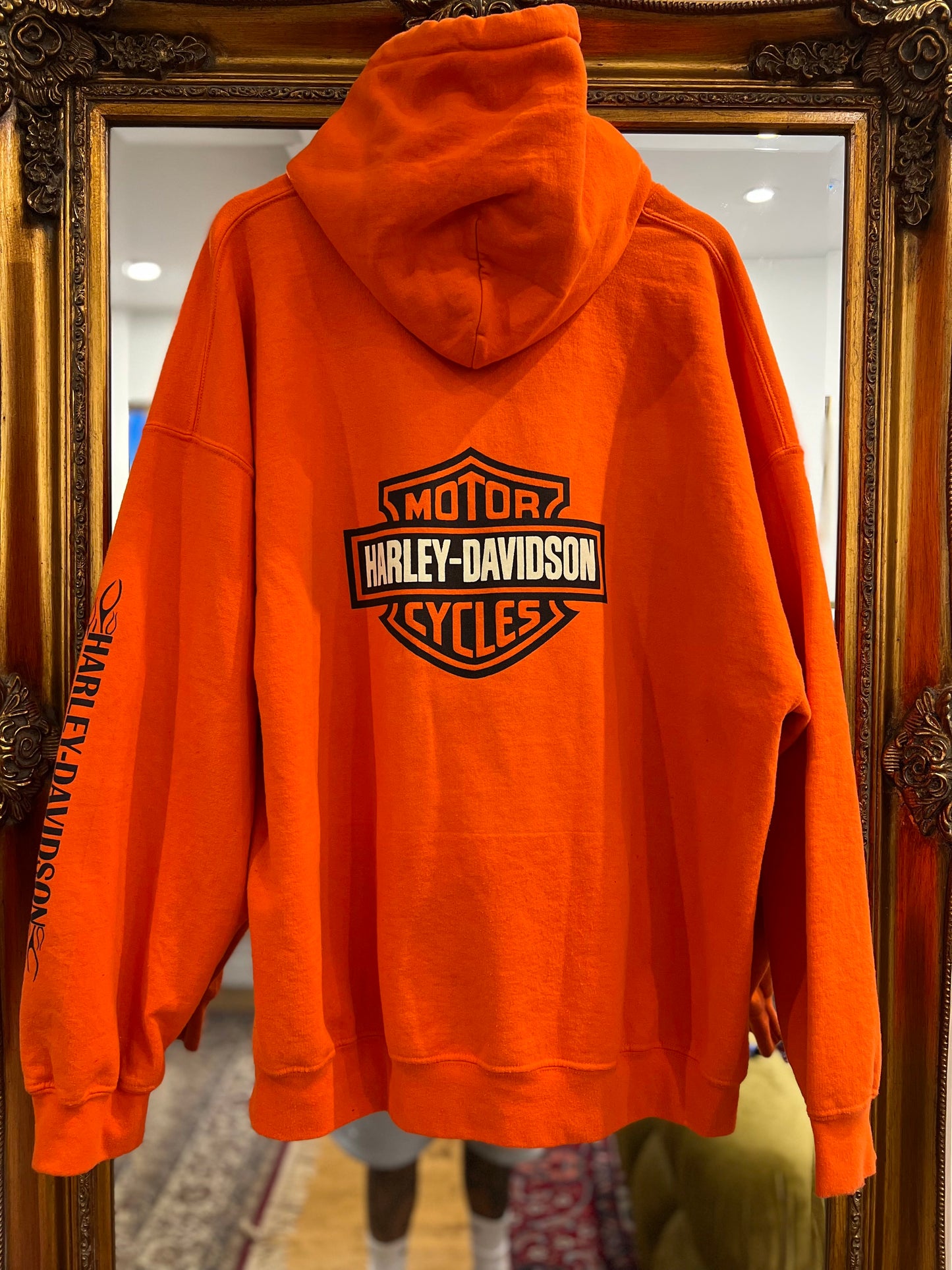 Vintage Y2K Harley Davidson Hoodie (2XL)