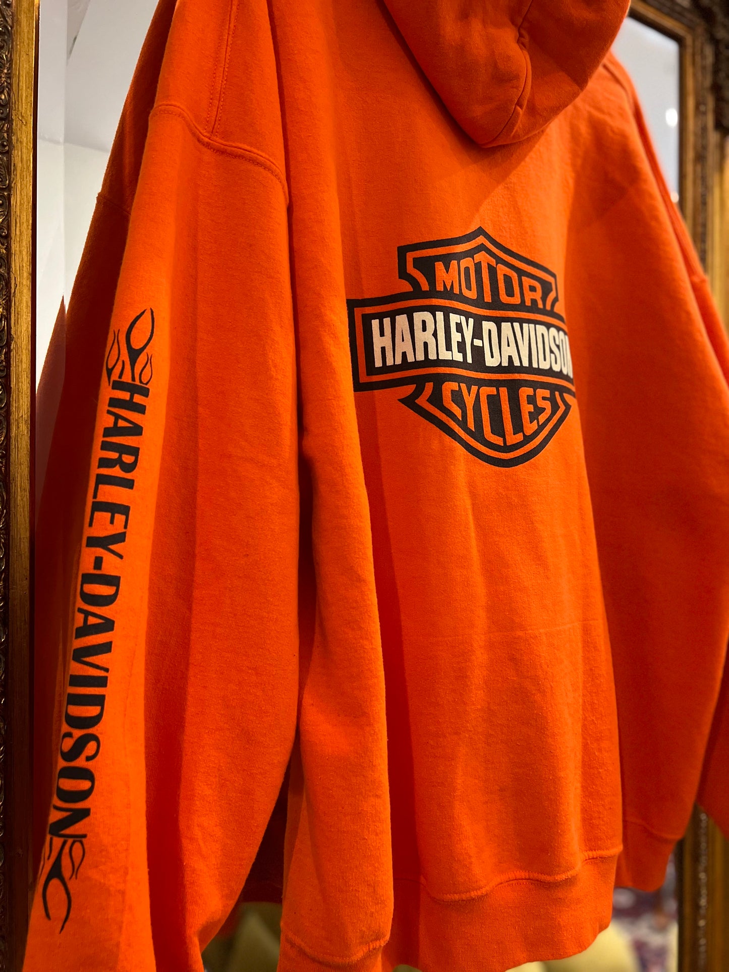 Vintage Y2K Harley Davidson Hoodie (2XL)