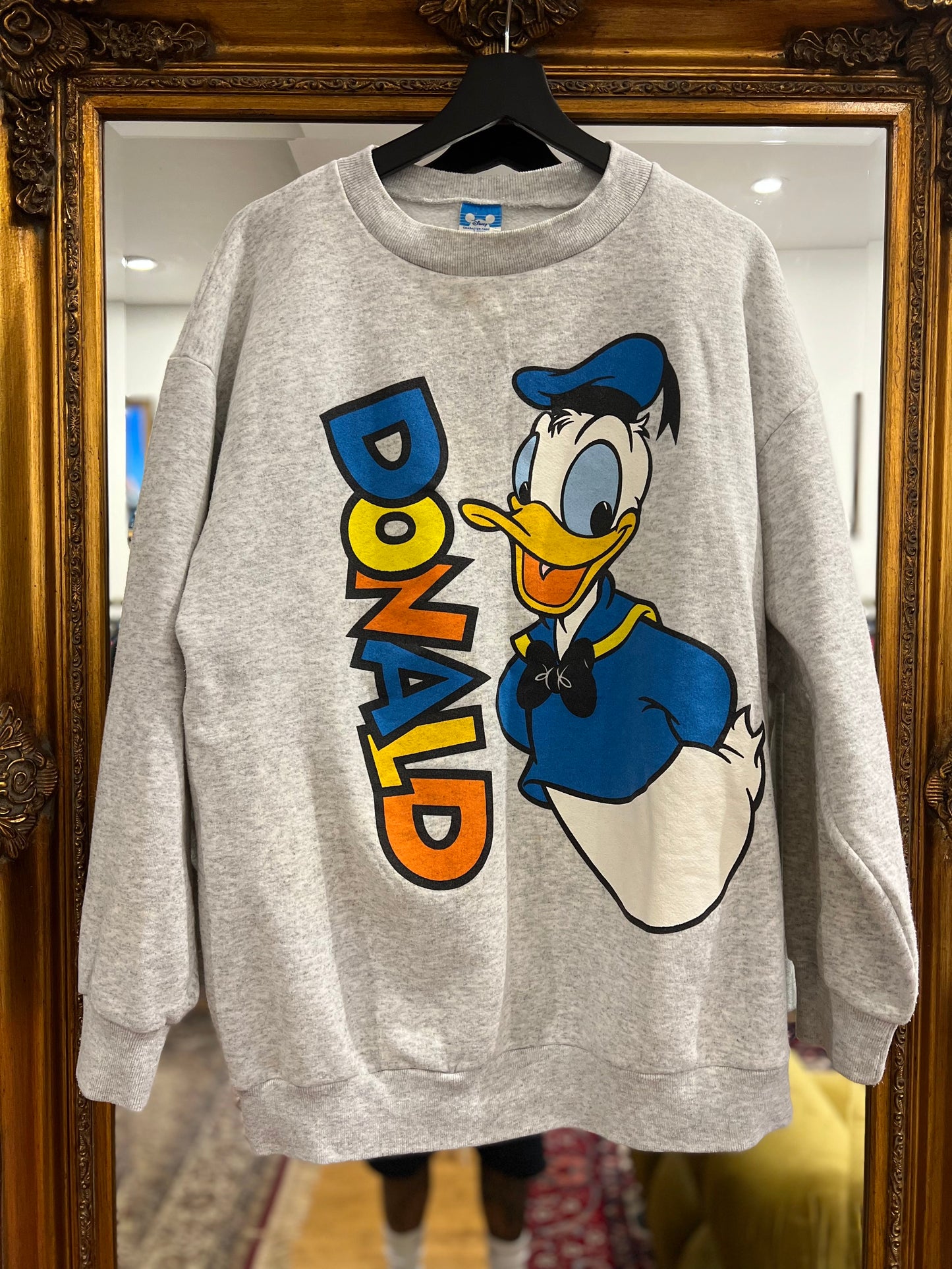 Vintage Donald Duck Crewneck Made in USA (XL)