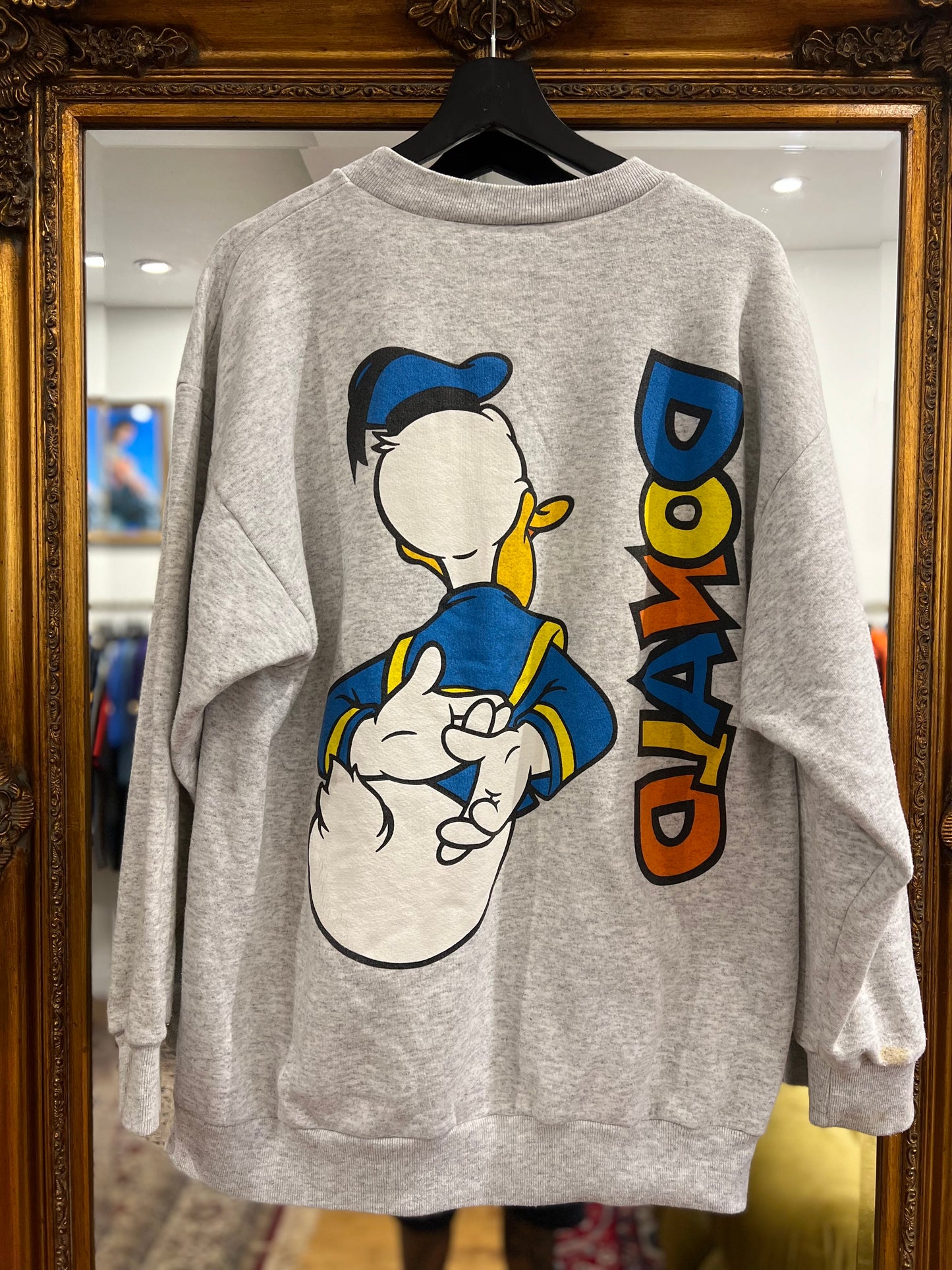 Vintage Donald Duck Crewneck Made in USA (XL)