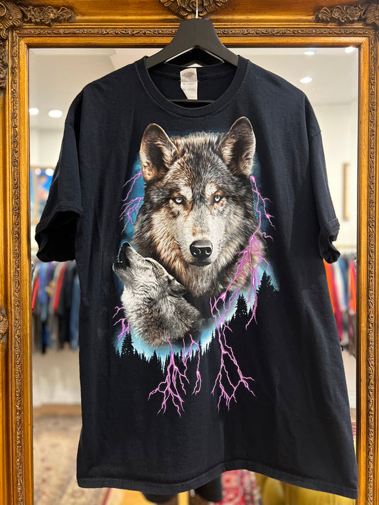 Vintage 90's Wolf T-Shirt (L)